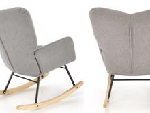 Fotogalerie Skandinávské houpací křeslo Vasco – šedá