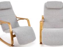 Fotogalerie Skandinávské houpací křeslo Prime – Popelavě šedá