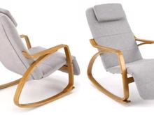 Fotogalerie Skandinávské houpací křeslo Prime – Popelavě šedá