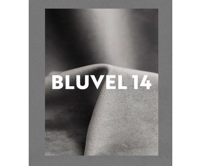 Šedé polohovací sametové křeslo Spencer 1 - detail látky Bluvel 14