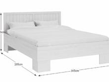 Fotogalerie Postel 160x200 Provans L1 – Sosna Andersen / Dub Lefkas temný