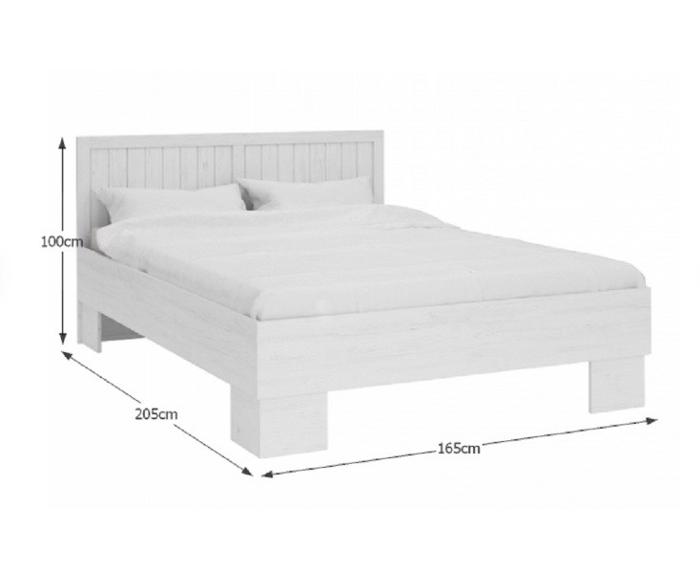 Fotogalerie Postel 160x200 Provans L1 – Sosna Andersen / Dub Lefkas temný