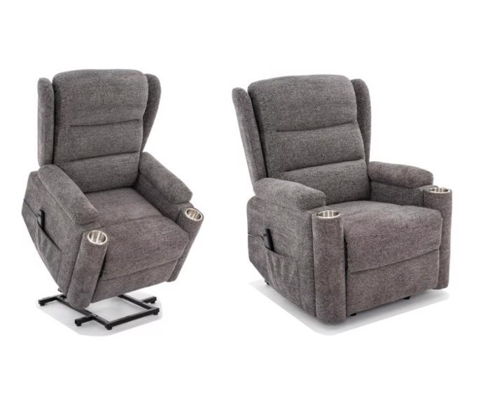 Elektrické polohovací křeslo pro seniory Minos Raven - náhled