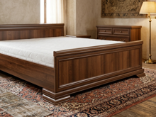 Fotogalerie  Rustikální postel KORA KLS2 180x200 cm, dekor Samoa King