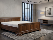 Fotogalerie Rustikální postel KORA KLS2 160x200 cm, dekor Samoa King