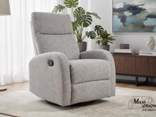 Fotogalerie Relaxační polohovací křeslo OLIMP šedé – houpací a otočné