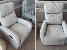 Fotogalerie Relaxační polohovací křeslo OLIMP šedé – houpací a otočné