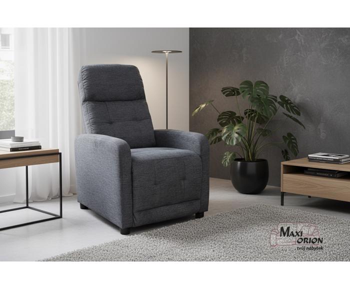 Relaxační polohovací křeslo Alan v moderním interiéru