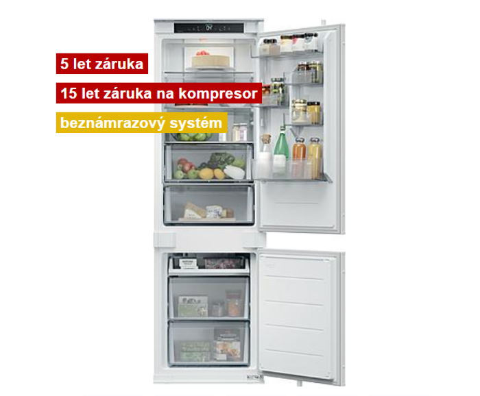 Fotogalerie Vestavná lednice Candy CNBQT3518E + 5 let záruka + 15 let záruka na kompresor