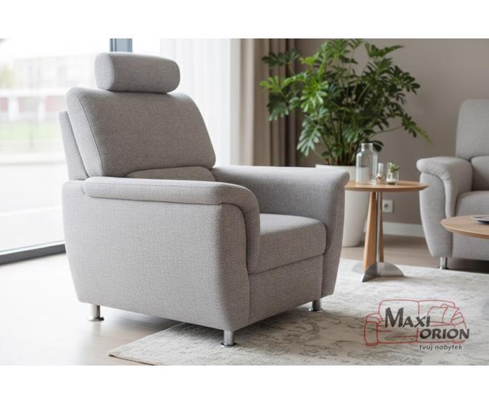 Fotogalerie Křeslo Demo - šedá (Afryka)