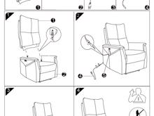 Fotogalerie Masážní elektrické křeslo Oáza Velvet šedé (nosnost 150 kg)
