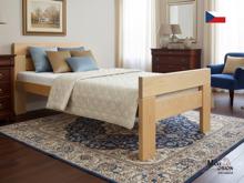 Fotogalerie Jednolůžková postel masiv buk 90x200 s roštem