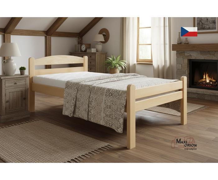 Fotogalerie Jednolůžková postel Pandura masiv buk 90x200 s roštem