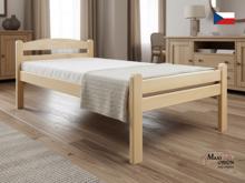 Fotogalerie Jednolůžková postel Pandura masiv buk 90x200 s roštem