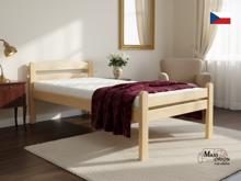 Fotogalerie Jednolůžková postel Pandura masiv buk 90x200 s roštem