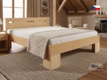 Fotogalerie Dvoulůžko z bukového masivu Kolacia Design Varezza 180x200 cm