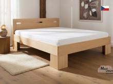 Fotogalerie Dvoulůžko z bukového masivu Kolacia Design Varezza 180x200 cm
