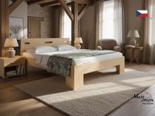 Fotogalerie Dvoulůžko z bukového masivu Kolacia Design Varezza 180x200 cm