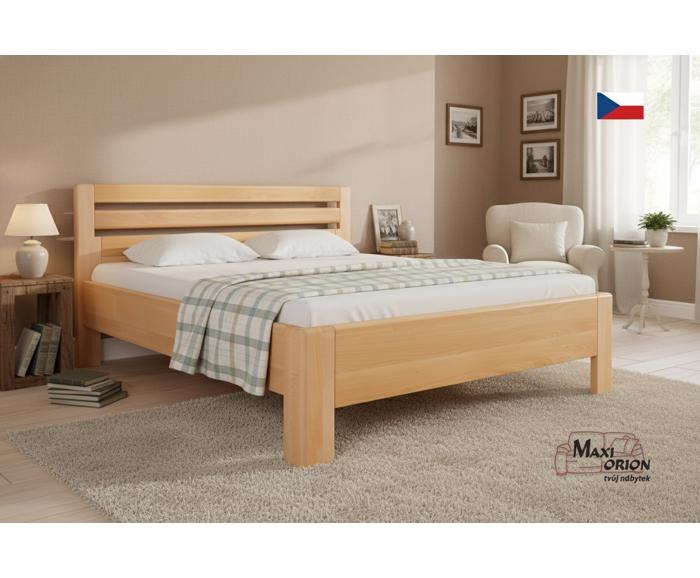 Fotogalerie Vysoká postel z masivu Kolacia Design Matrix 1 180x200 - přírodní