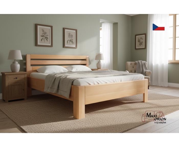 Fotogalerie Vysoká postel z masivu Kolacia Design Matrix 1 180x200 - přírodní