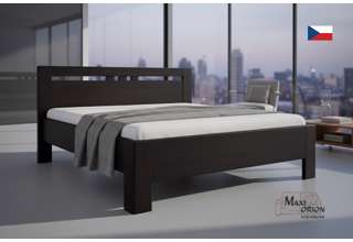 Vysoká postel z masivu Kolacia Design Matrix 3 160/180x200 - výběr odstínů