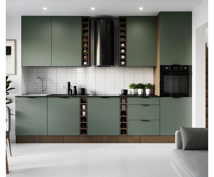 Fotogalerie Rovná kuchyňská linka Sorello 330 cm