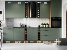 Fotogalerie Rovná kuchyňská linka Sorello 330 cm