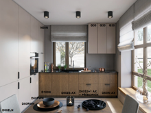 Fotogalerie Rohová kuchyňská linka Sorello 240 x 280 cm s pracovní deskou výšky 13 mm