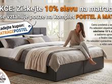 Fotogalerie Čalouněná postel Vernon tmavě šedá 160x200 Blanář + zvýhodněná cena matrací