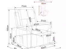 Fotogalerie Relaxační křeslo Morgan - šedá 07