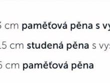 Fotogalerie Italská matrace Ceriflex PARIS 25 cm, 80x200 cm – paměťová pěna s Aloe Vera