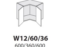 Fotogalerie Horní rohová nádstavba - W12 60/36 (60 cm) - kuchyně Malmo