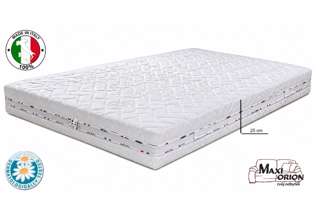 Italská matrace Ceriflex PARIS 25 cm, 200x200 cm – paměťová pěna s Aloe Vera