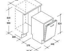 Fotogalerie Myčka nádobí 45 cm CANDY CDIH 2T1047 BRAVA