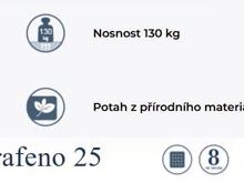 Fotogalerie Italská ortopedická matrace Ceriflex GRAFENO 25 cm, 100x200 cm – paměťová pěna, volba 4 tuhostí