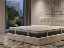 Fotogalerie Italská ortopedická matrace Ceriflex GRAFENO 25 cm, 200x200 cm – paměťová pěna, volba 4 tuhostí