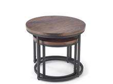 Fotogalerie Konferenční stolek OREO - ořech / černá