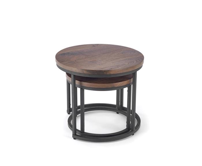 Fotogalerie Konferenční stolek OREO - ořech / černá