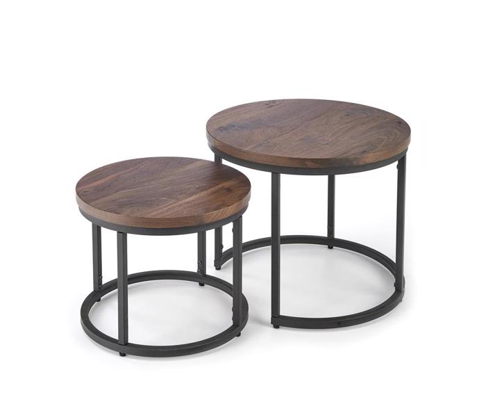 Fotogalerie Konferenční stolek OREO - ořech / černá