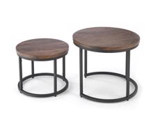 Fotogalerie Konferenční stolek OREO - ořech / černá