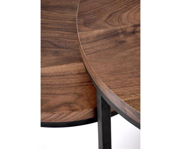 Fotogalerie Konferenční stolek OREO - ořech / černá