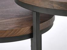 Fotogalerie Konferenční stolek OREO - ořech / černá