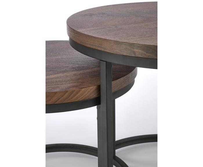 Fotogalerie Konferenční stolek OREO - ořech / černá