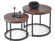 Fotogalerie Konferenční stolek OREO - ořech / černá