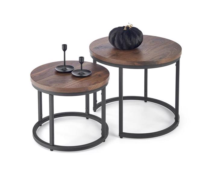 Fotogalerie Konferenční stolek OREO - ořech / černá