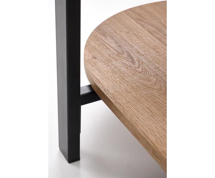 Fotogalerie Konferenční stolek KAMALA – přírodní / černá