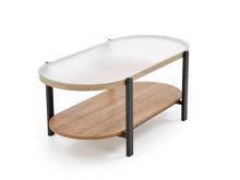 Fotogalerie Konferenční stolek KAMALA – přírodní / černá