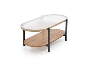 Konferenční stolek KAMALA – přírodní / černá