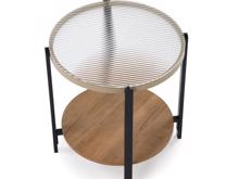 Fotogalerie Konferenční stolek KAMALA S – přírodní / černá