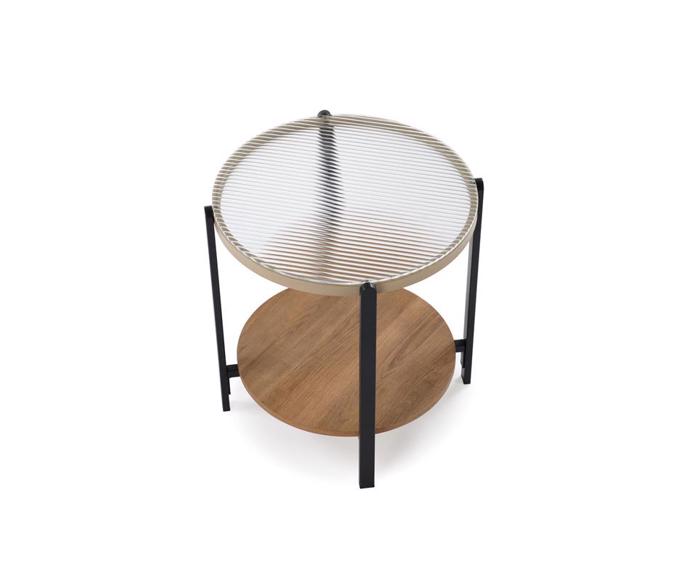 Fotogalerie Konferenční stolek KAMALA S – přírodní / černá